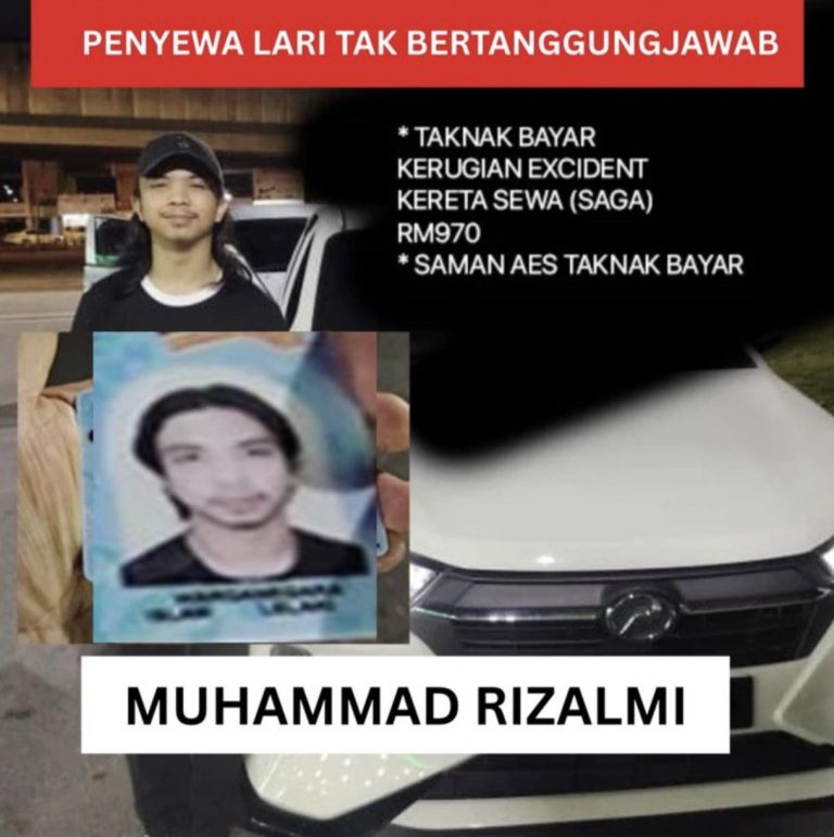 SOP KENDERAAN SEWA KEMALANGAN ATAU SEBARANG TUNTUTAN – Wahi Abd Rashid